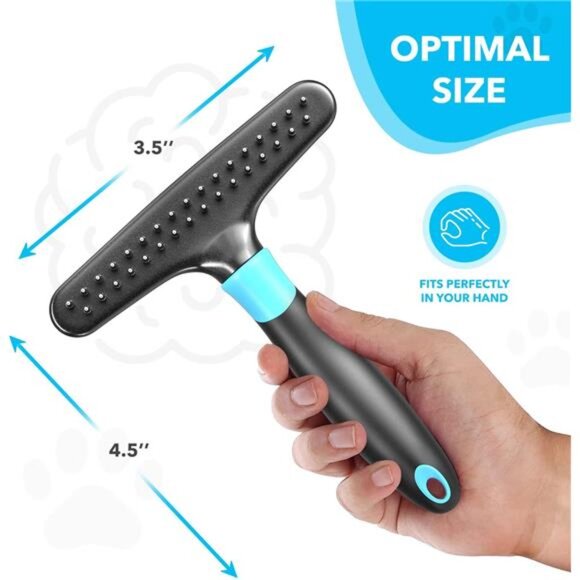 Dog rake deshedding dematting Brush Comb - Undercoat rake for Dogs, Cats, matted - Picture 5 of 8